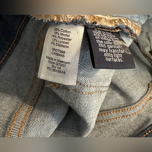 J.CREW Classic Blue Wash High Rise Skinny Jeans Medium dark denim stretch 5 pkt - Picture 6 of 9